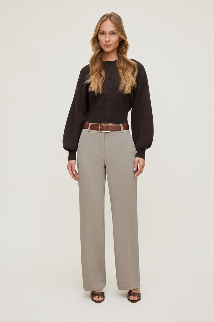 Camelia Airflow Clean Straight Leg Pants | Dynamite Clothing