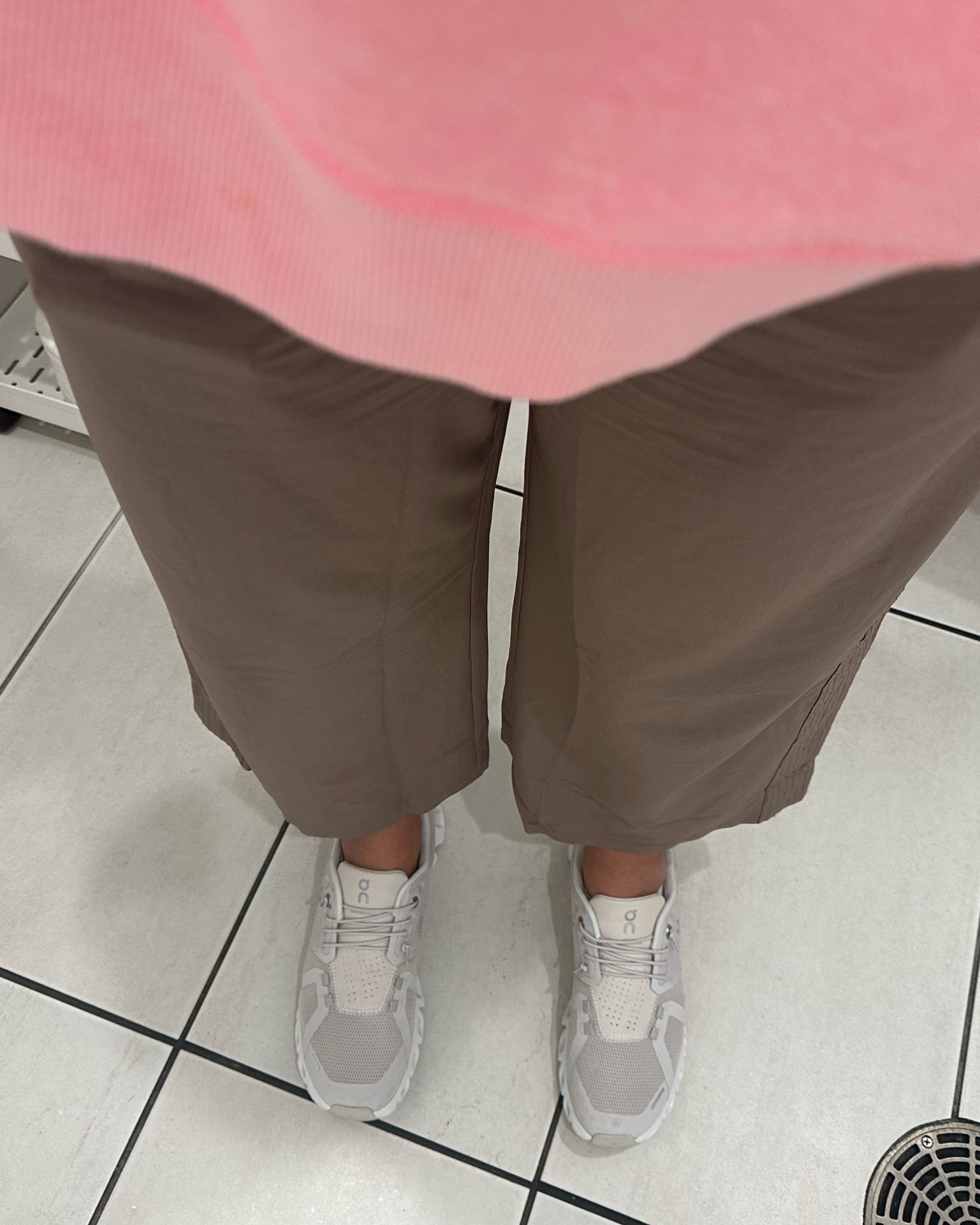 Work pants and on running shoes! 

#LTKworkwear #LTKshoecrush #LTKmidsize