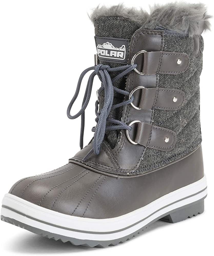 Womens Snow Boot Quilted Short Winter Snow Rain Warm Waterproof Boots | Amazon (US)