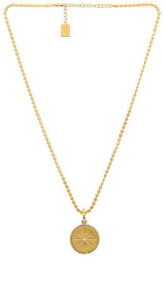 Paisley Chain With Reese Charm Necklace in Gold | Revolve Clothing (Global)