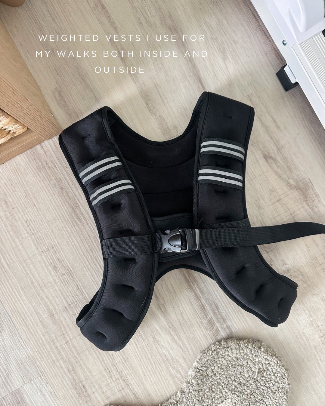 Weighted vest for my walks. Mine is 12lbs 

#LTKOver40 #LTKActive