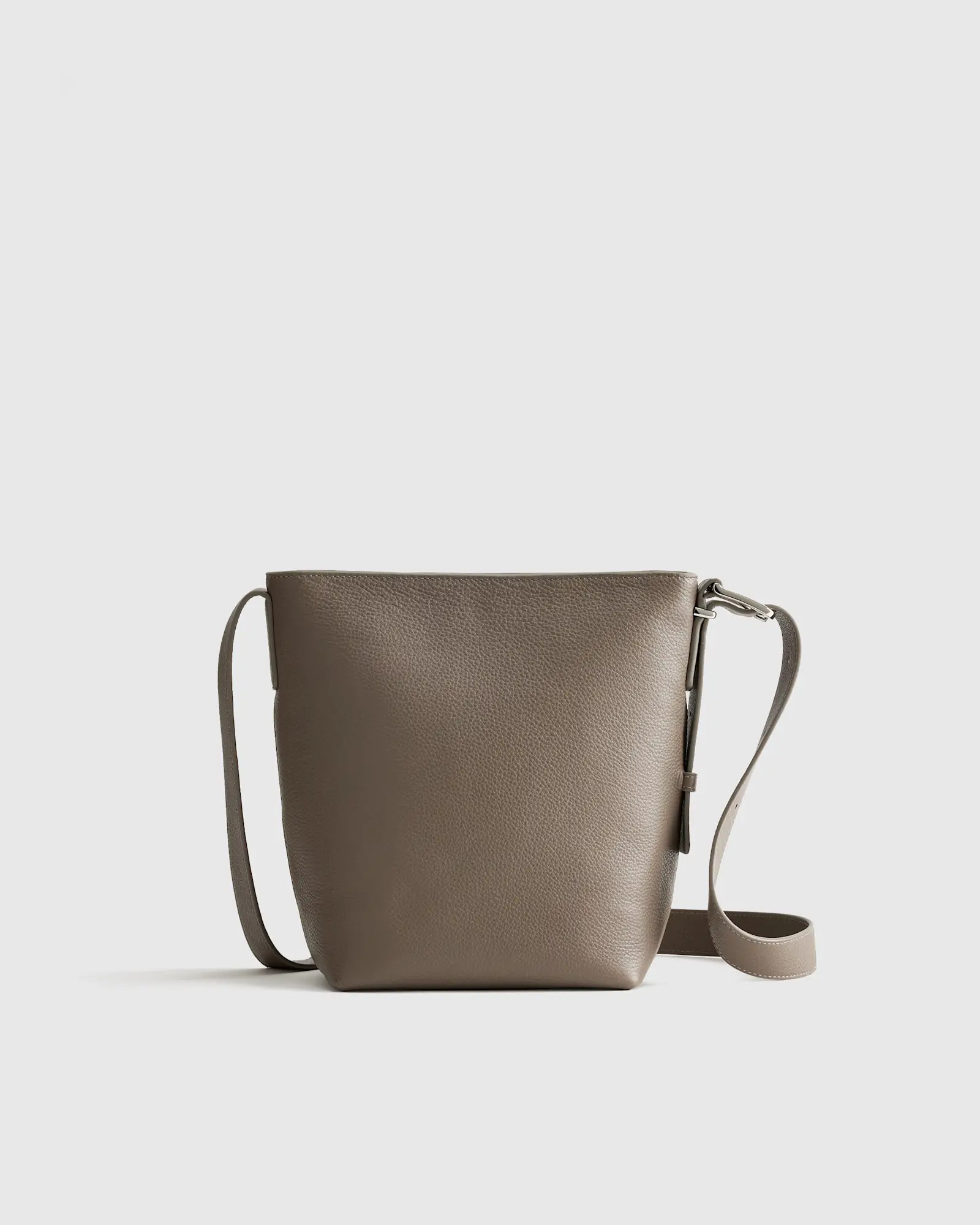 Italian Leather Bucket Crossbody | Quince