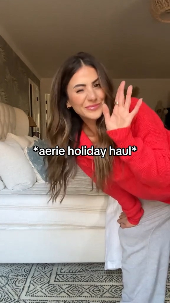 Cozy @aerie haul from last year!! Did you catch this year’s? 