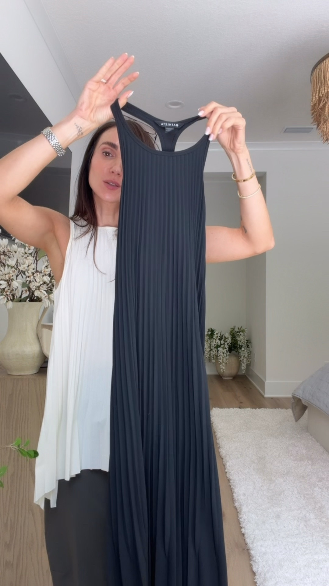 I wore this amazing dress to dinner , and you would never guess it’s from @athleta which tbh has given me some of my favorite and most worn dresses . It has a built-in shelf bra, and it’s so flowy and flattering.

#LTKOver40 #LTKootd