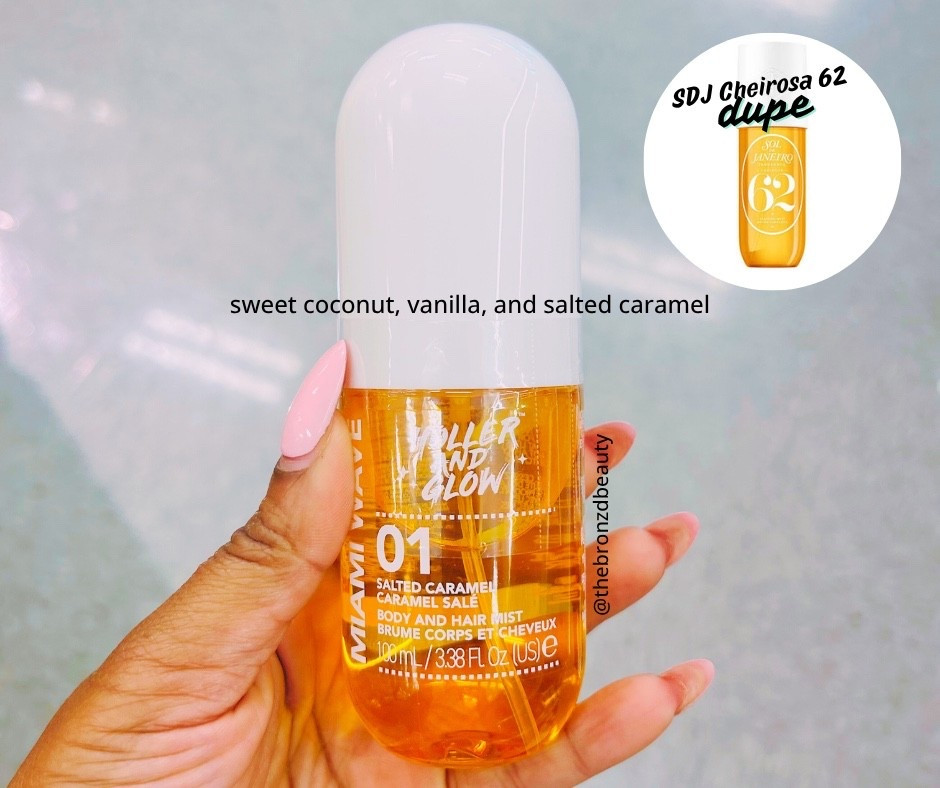 sol de janeiro dupe, cheirosa 62, caramel perfume, coconut vanilla mist, warm gourmand scent, affordable fragrance, body mist, hair mist, travel size

#LTKBeauty #LTKTravel #LTKFindsUnder50
