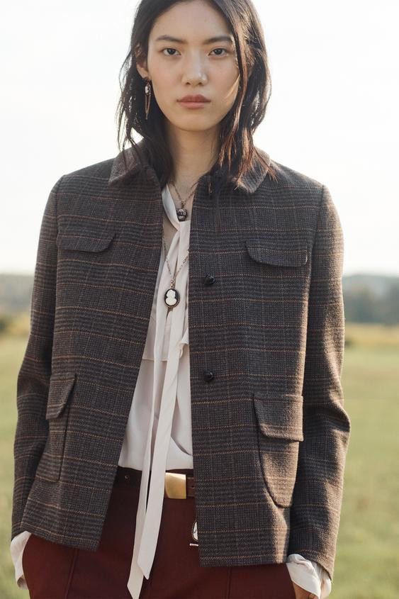 LIMITED EDITION PLAID BLAZER | Zara US