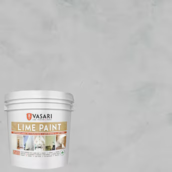 Vasari Flat Cement Grey #21 Lime Interior Paint (1-Gallon) | Lowe's
