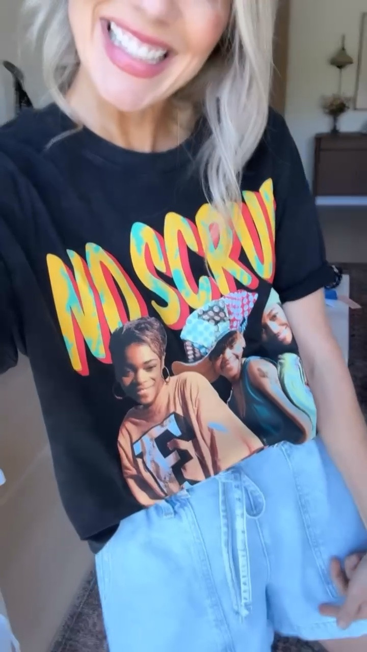 This No Scrubs Walmart tee is only $12! 🖤 Paired with one of my favorite pairs of shorts this spring.

#LTKootd #LTKSeasonal