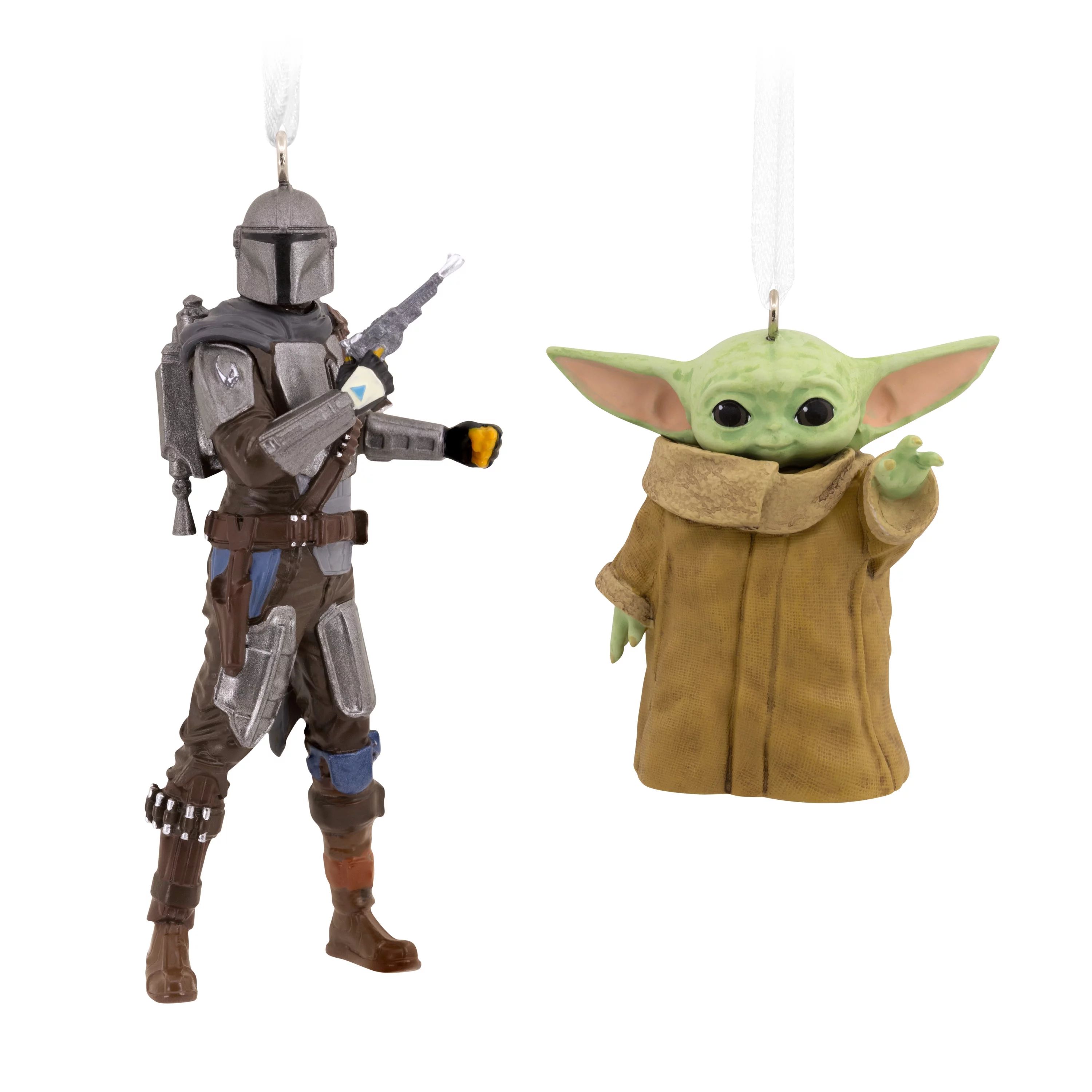 Hallmark Star Wars Christmas Ornament Bundle of the Mandalorian and Grogu, 2.5" - Walmart.com | Walmart (US)