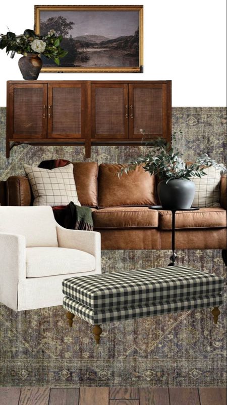 I updated my mood board for the living room! So excited and nervous for this checkered ottoman to come in! All links are below! #ottoman #moodboard #styletip #homedecor 

#LTKstyletip #LTKU #LTKSeasonal