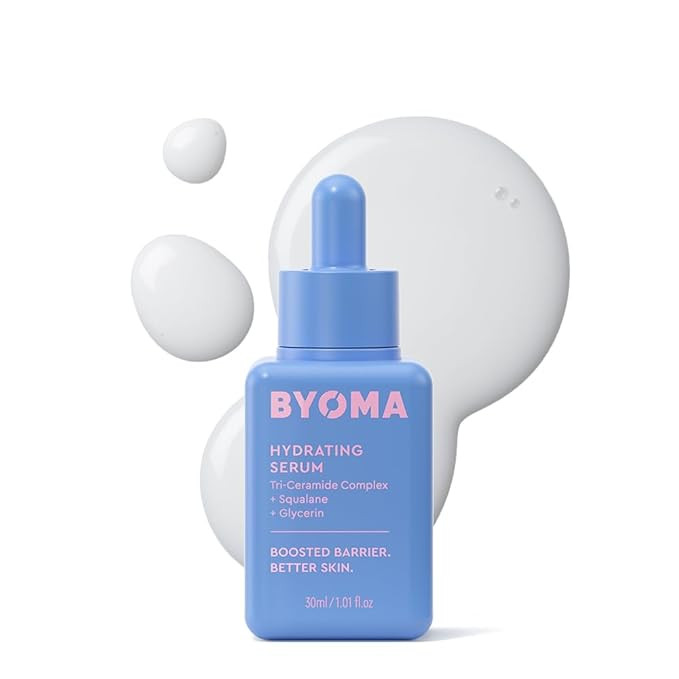 BYOMA Hydrating Serum - Moisturizing Facial Serum with Squalane, Glycerin & Ceramides - Hydrating... | Amazon (US)