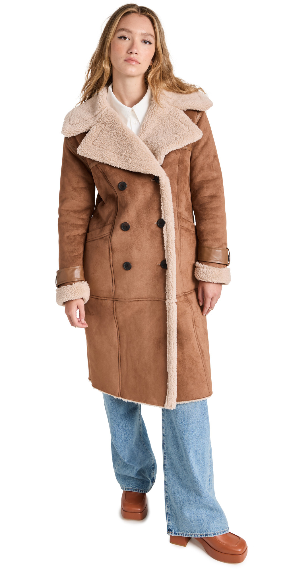 Avec Les Filles Shearling Coat | Shopbop