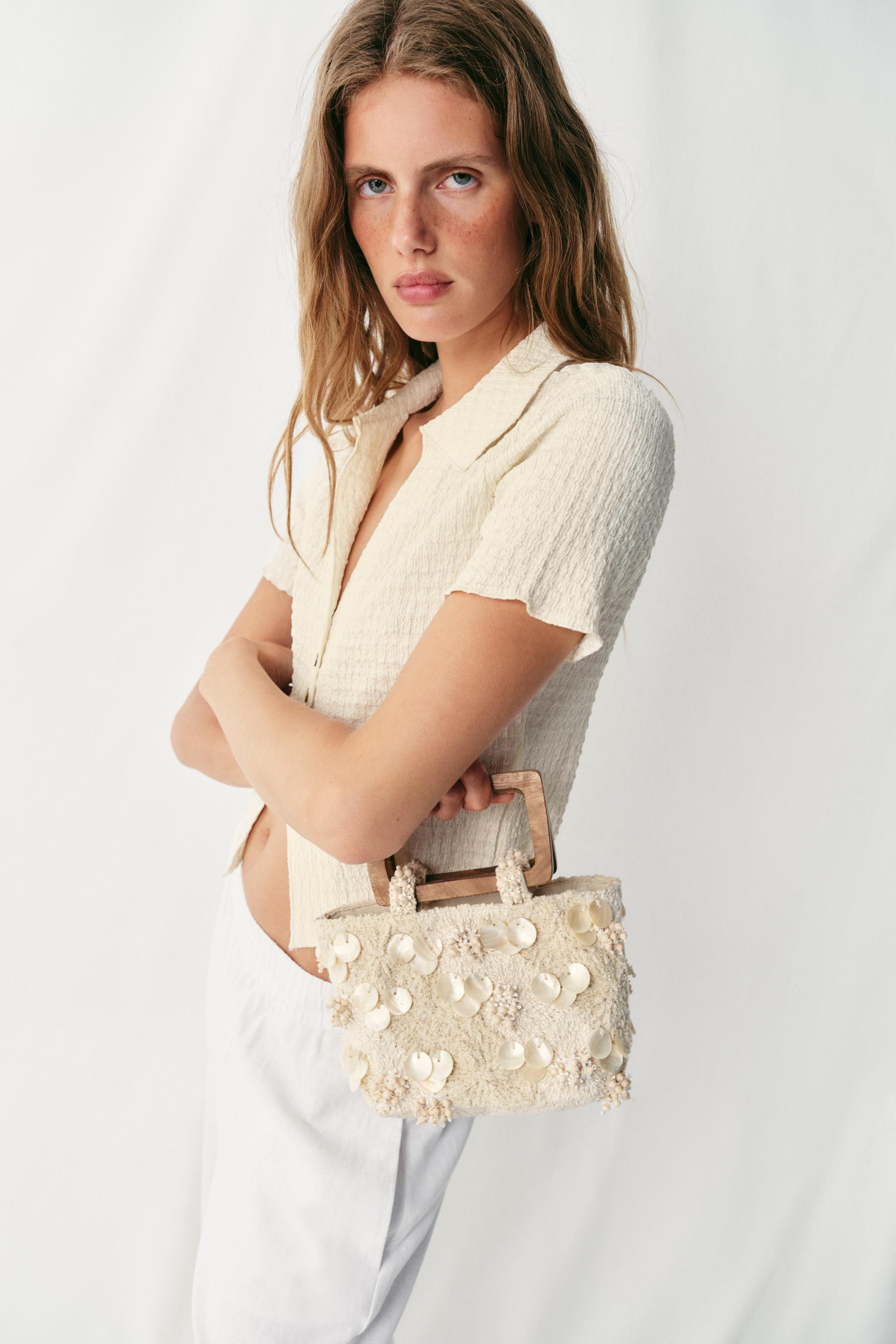EMBROIDERED MINI HANDBAG | Zara Canada