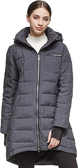 Orolay Women's Down Jacket Coat Mid-Length | Amazon (US)