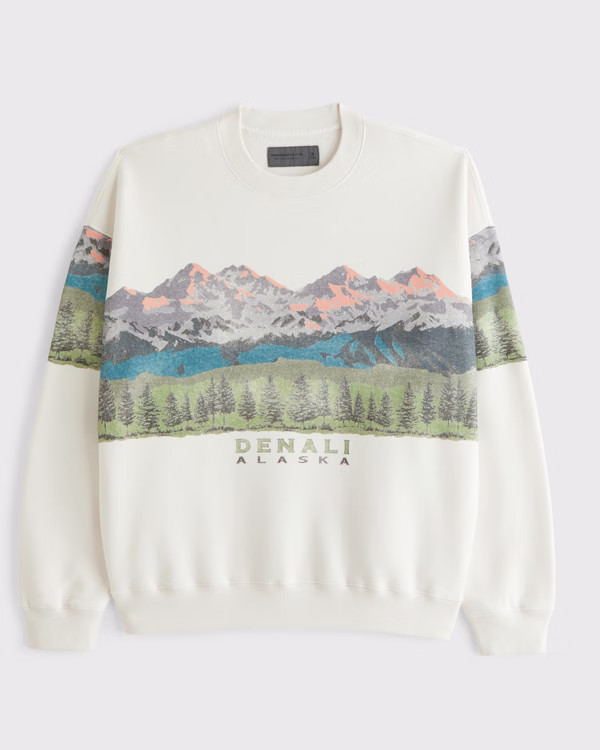 Denali Graphic Crew Sweatshirt | Abercrombie & Fitch (US)