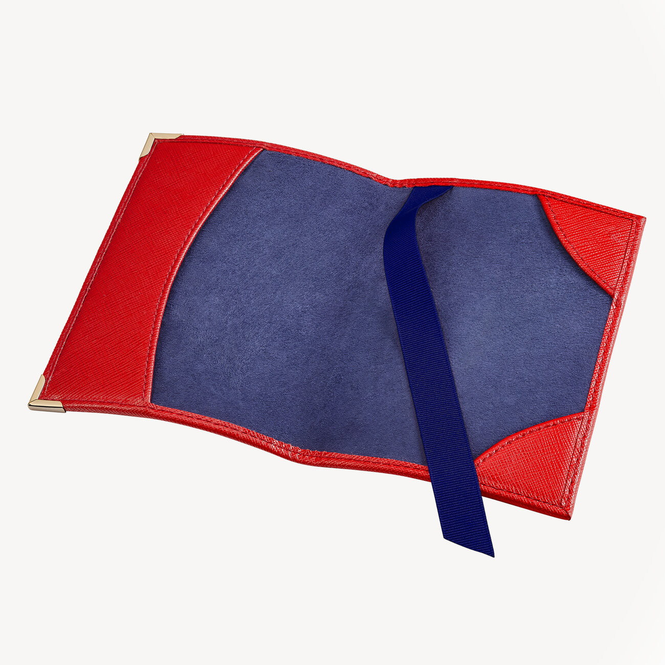 Passport Cover in Scarlet Saffiano | Aspinal of London