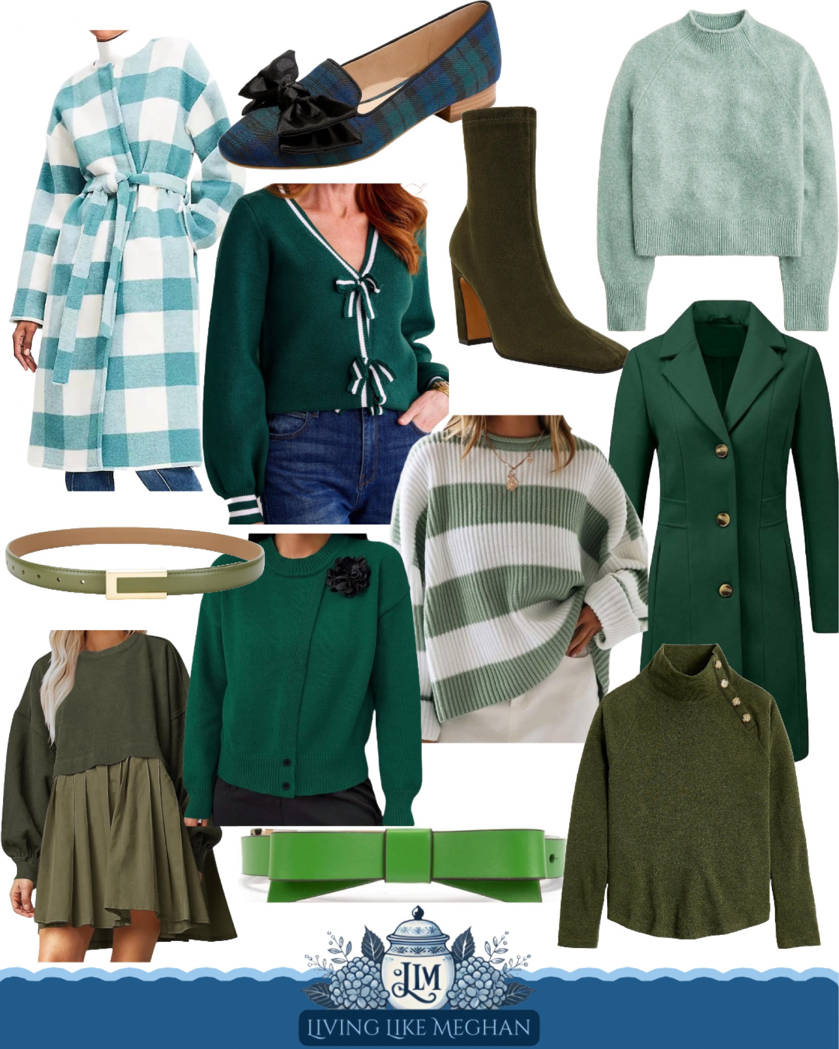 Seasonal greens bring a fresh and festive feel to your wardrobe 🌿💚 From bold hues in tailored coats to cozy preppy layers, these evergreen styles are perfect for mixing comfort with holiday charm! Whether you’re pairing knits with boots or styling plaid loafers, these looks are effortlessly chic!

green winter fashion • festive wardrobe ideas • cozy holiday knits • preppy layers • evergreen style

#LTKSeasonal #LTKHoliday #LTKSaleAlert