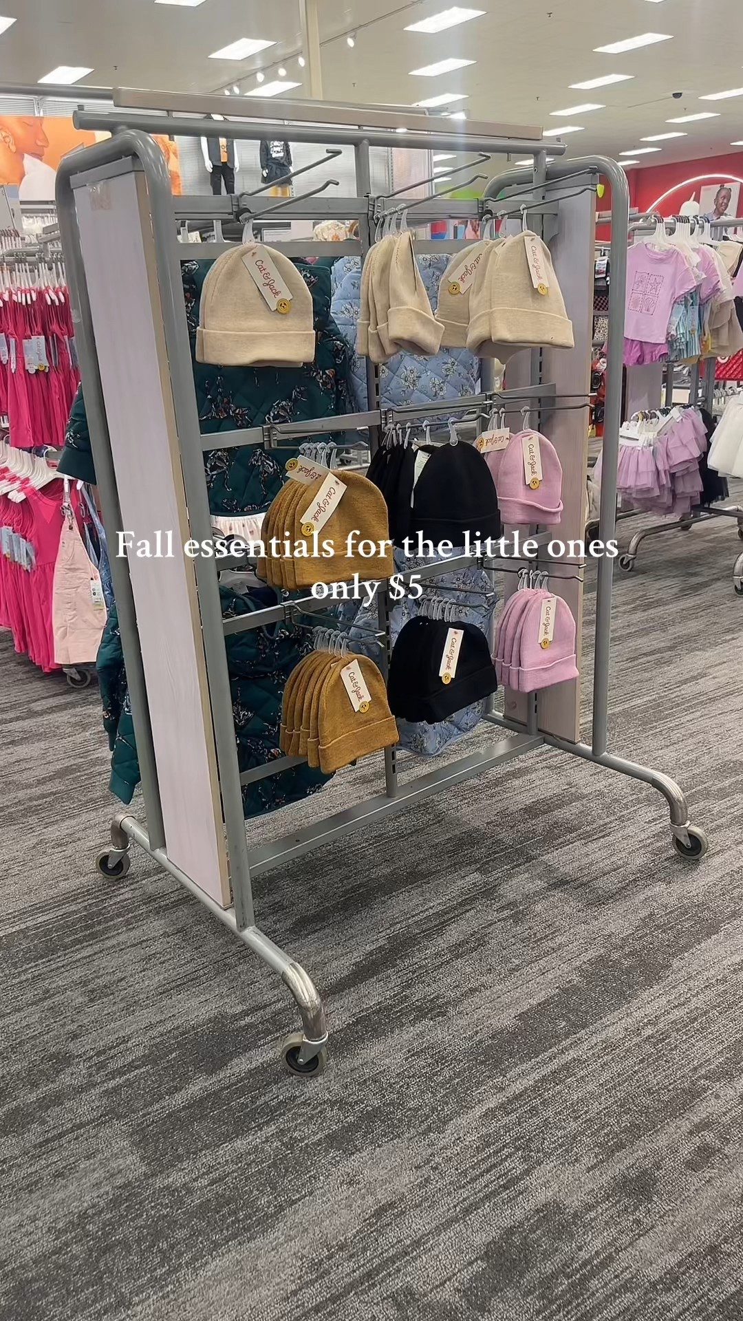 Beanie season is right around the corner! Get these for only $5!! #trendytoddler #toddlerfashion #toddlerfinds #fallfashion #fallmusthaves #targethaul #toddleroutfitideas #toddleroutfit #toddlermom 