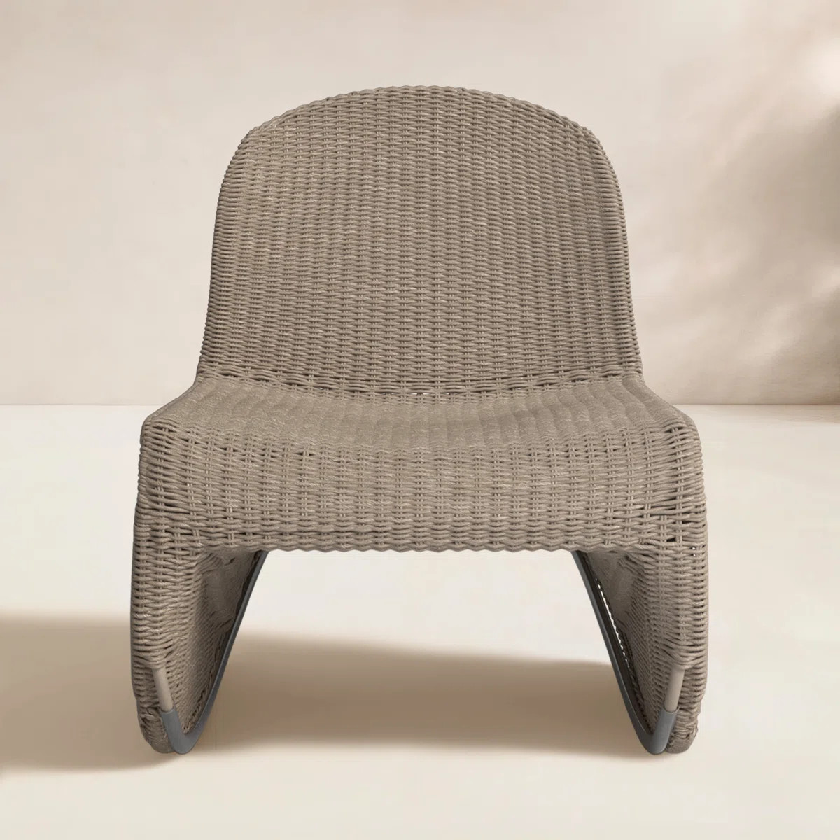 Daughtery Wicker Outdoor Armless Lounge Chair | Wayfair North America