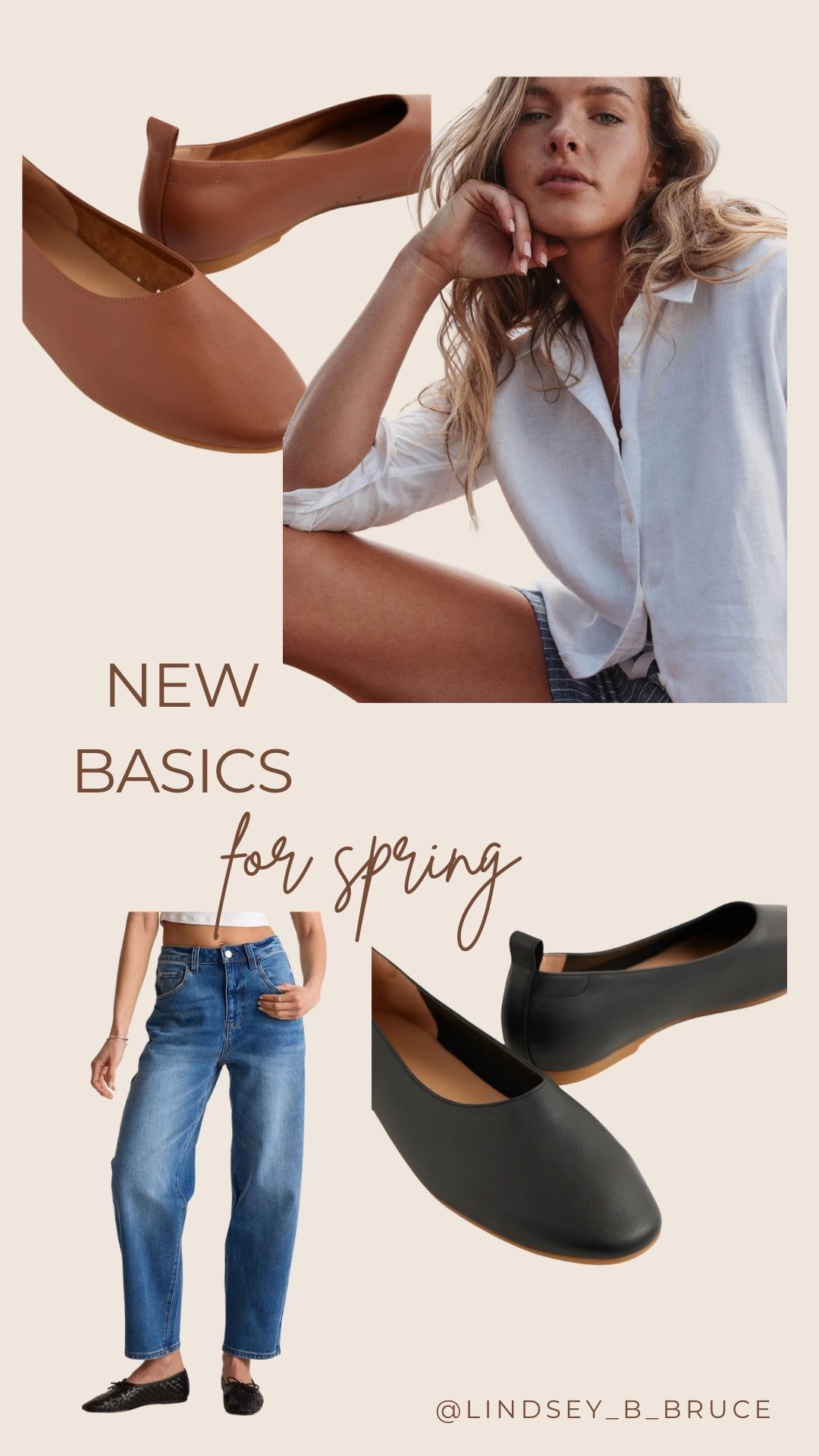 Obsessed with these new affordable basics for spring! Perfect everyday flats, jeans and linen top to mix with everything!

#LTKmomlife #LTKWorkwear #LTKootd