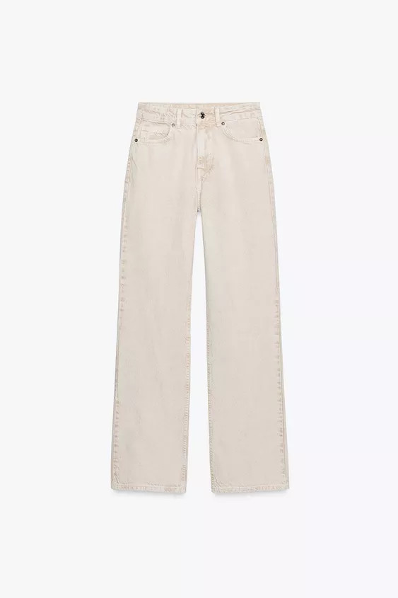 JEANS Z1975 STRAIGHT HIGH WAIST LONG LENGTH | Zara US