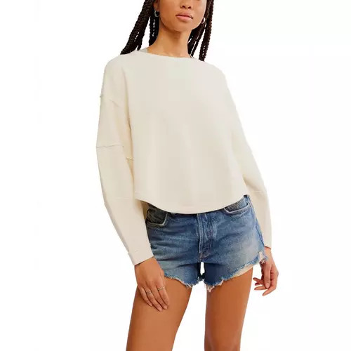 Women's Free People We The Free Total Eclipse Long Sleeve Boat Neck Shirt | Scheels Sports