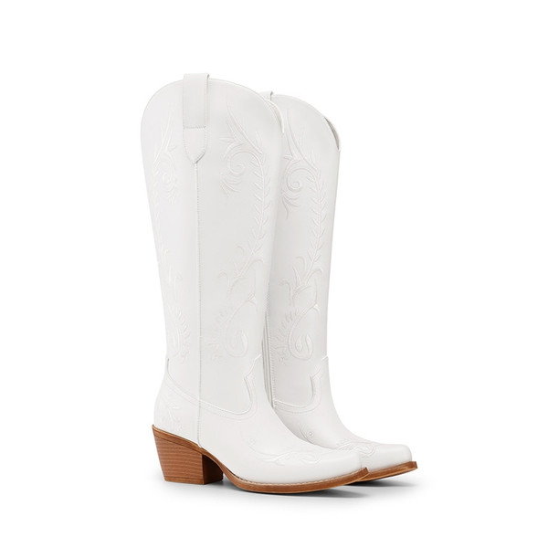 White Cowgirl Boots | Dream Pairs