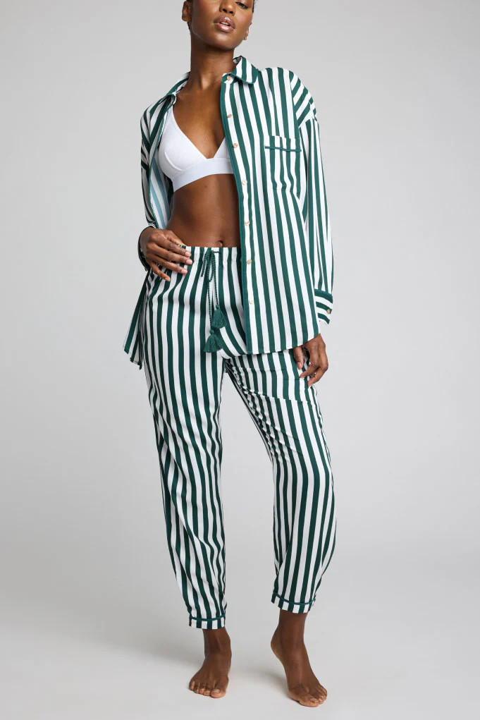 Supreme Jogger Pant in Ivy Stripe | Negative Underwear