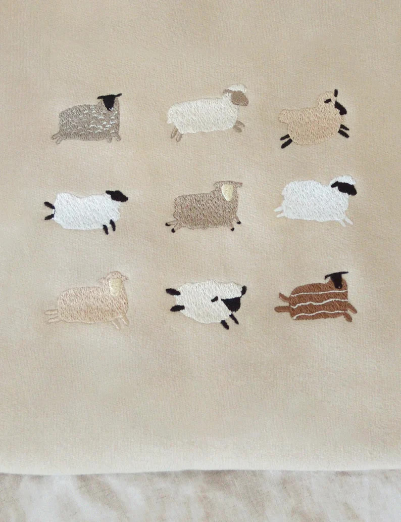 Lost Sheep Embroidered Sweatshirt, Jesus Leaves the 99, the Lord is My Shepherd Crewneck, Psalm 2... | Etsy (US)