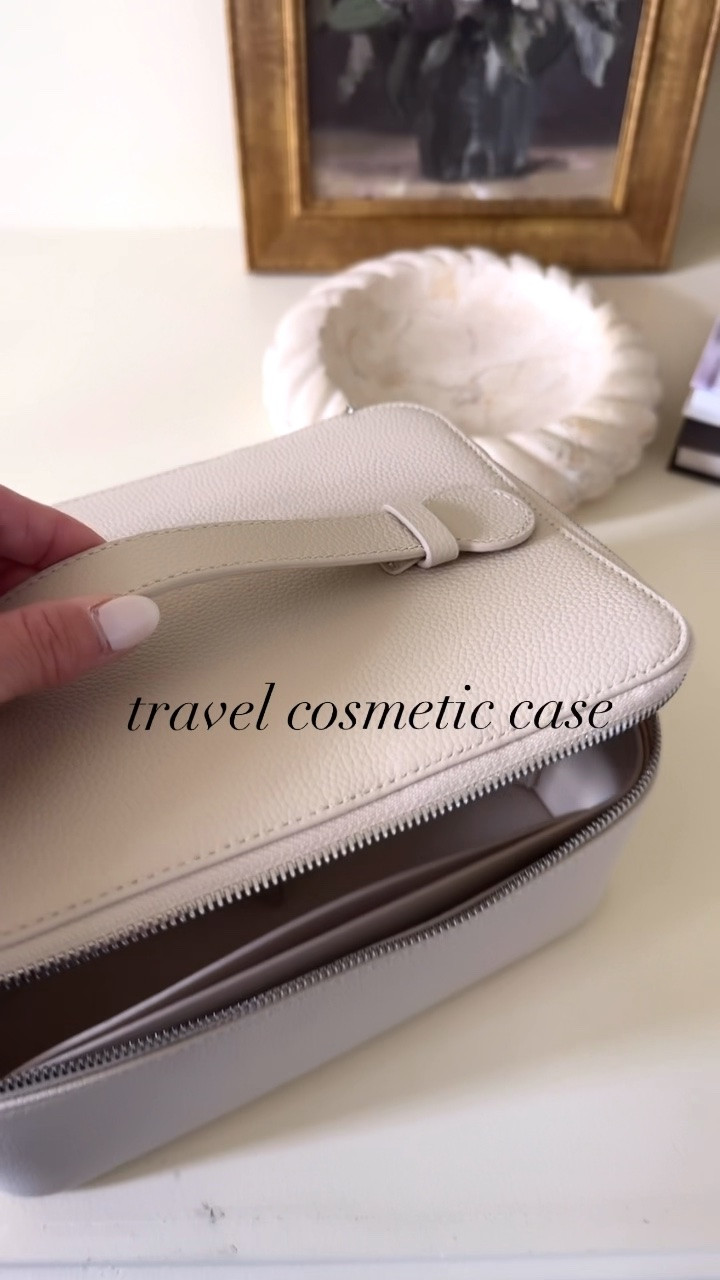 Travel cosmetic case. Zipper closure. Removeable dividers. 5 colors.

#LTKOver40 #LTKBeauty #LTKTravel