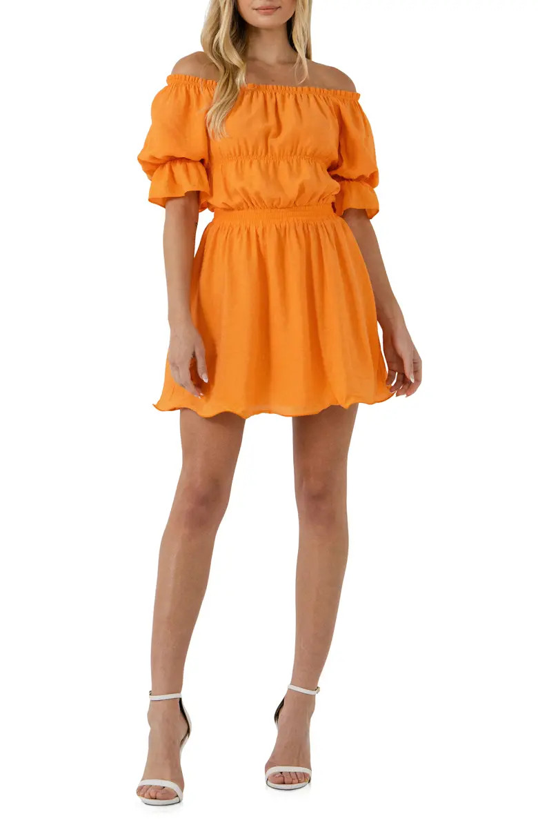 Endless Rose Off the Shoulder Minidress | Nordstrom | Nordstrom