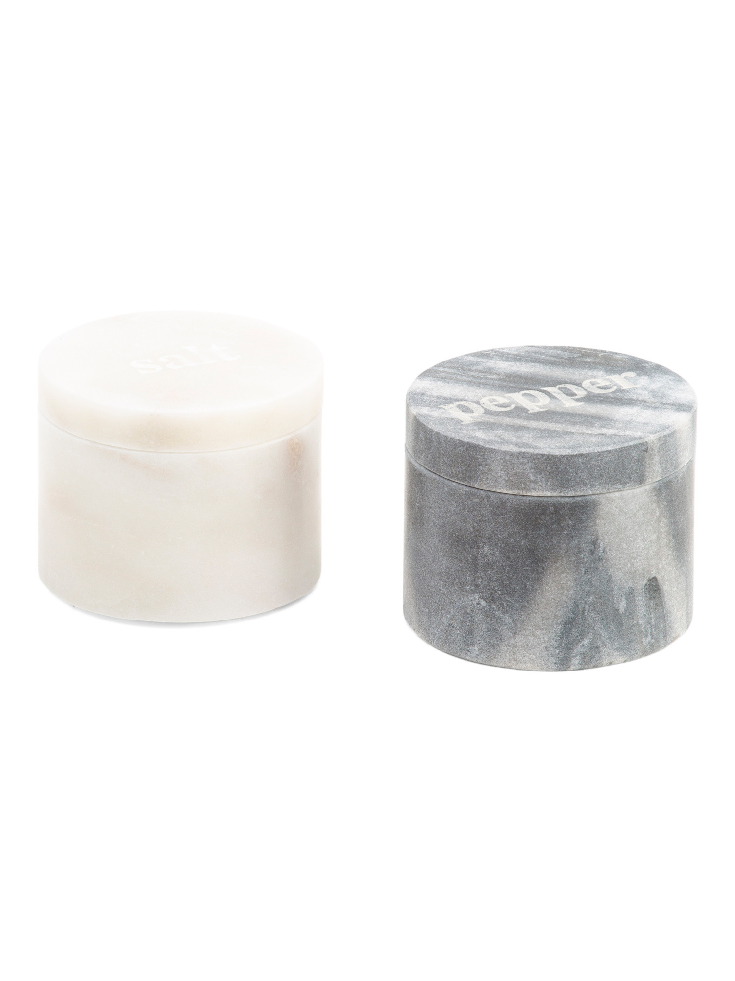 2pc Marble Salt And Pepper Holder Set | Kitchen & Dining Room | Marshalls | Marshalls