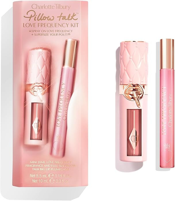 Charlotte Tilbury Pillow Talk Love Frequency Kit – Incluye Pillow Talk Big Lip Plumpgasm (feria... | Amazon (US)