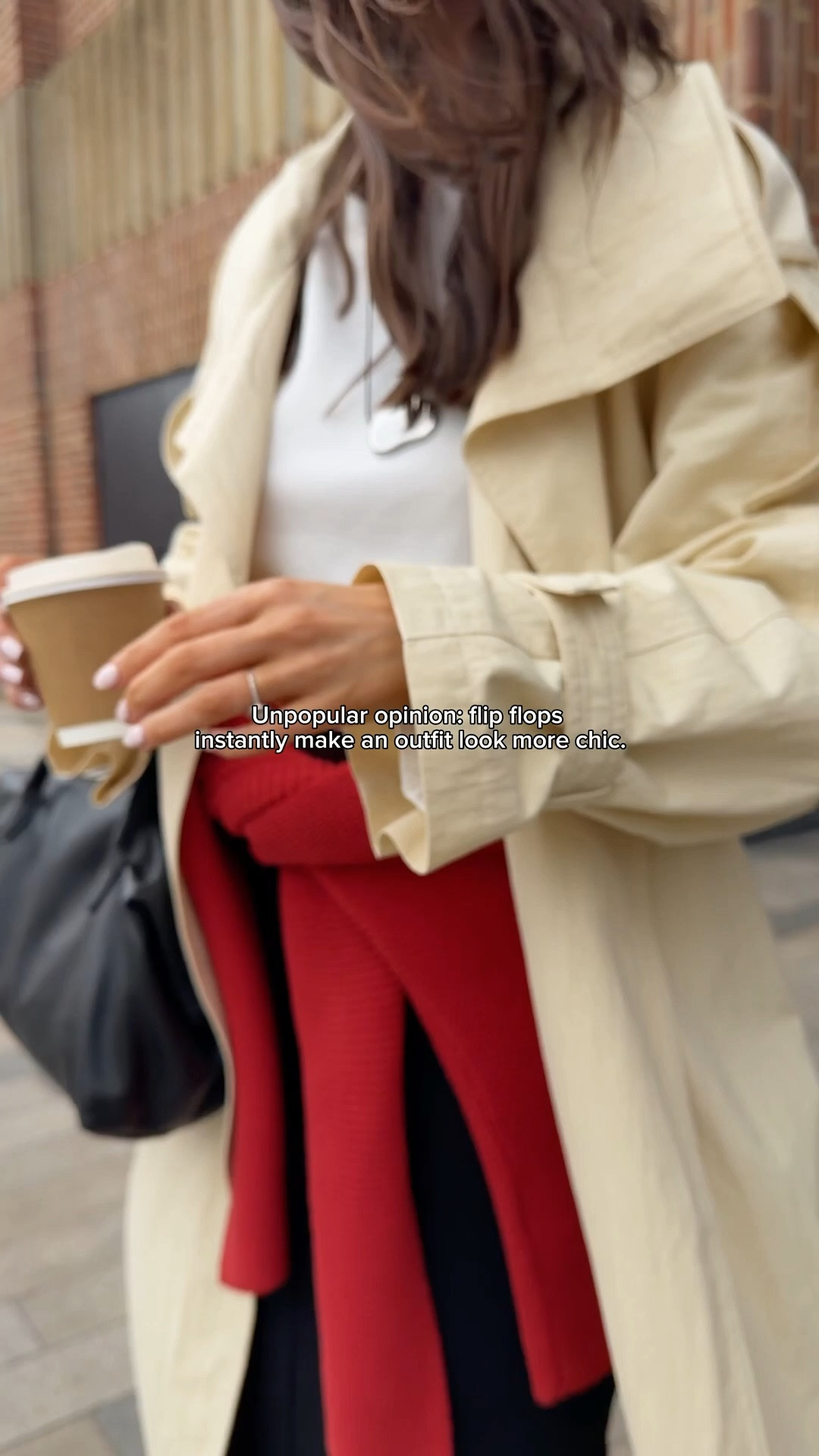 Me 🫱🏼‍🫲🏽 a flip flop 