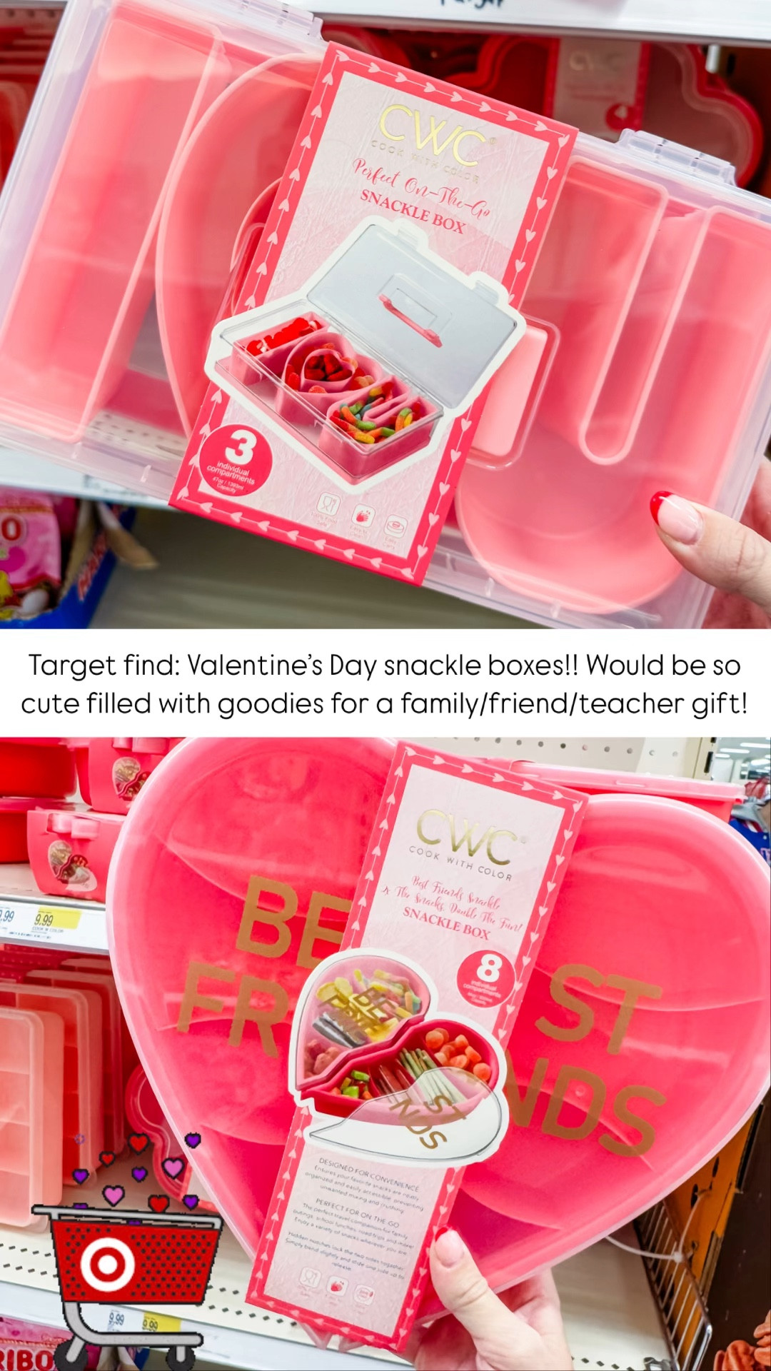 Valentine’s Day snackle boxes! Would be so cute filled with goodies for a teacher or bestie gift!

#valentinesday #teachergift #snacklebox

#LTKFamily #LTKHome #LTKWatchNow