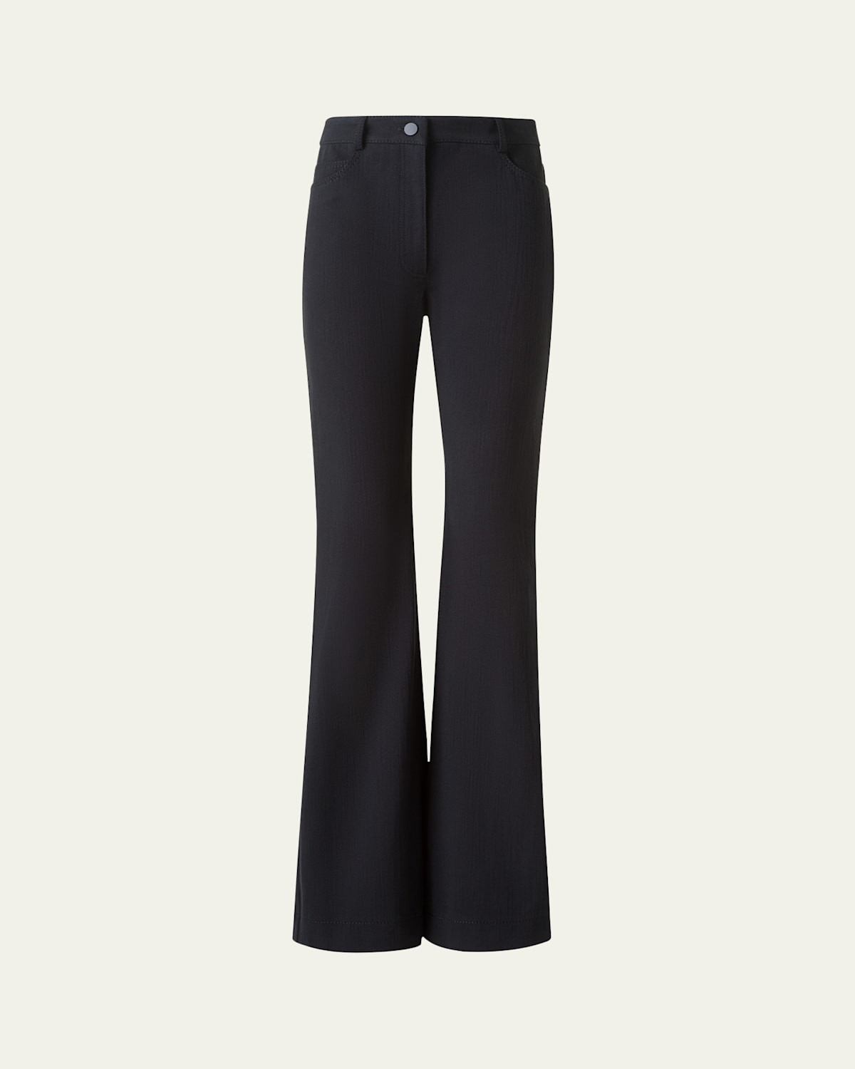 Flared Stretch Denim Tailored Pants | Bergdorf Goodman