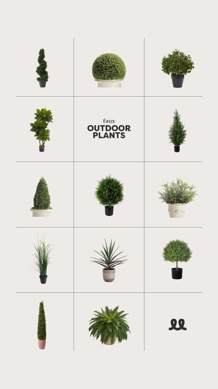Faux outdoor plants including the one we bought for Tree Housee

#LTKhome #LTKSeasonal