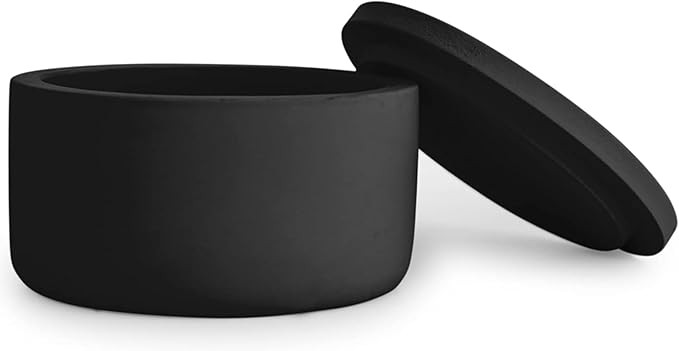 14 oz candle jars with lids Holder - Mini Matte Empty Concrete Candle Jars - Handmade Cylinder Ho... | Amazon (US)