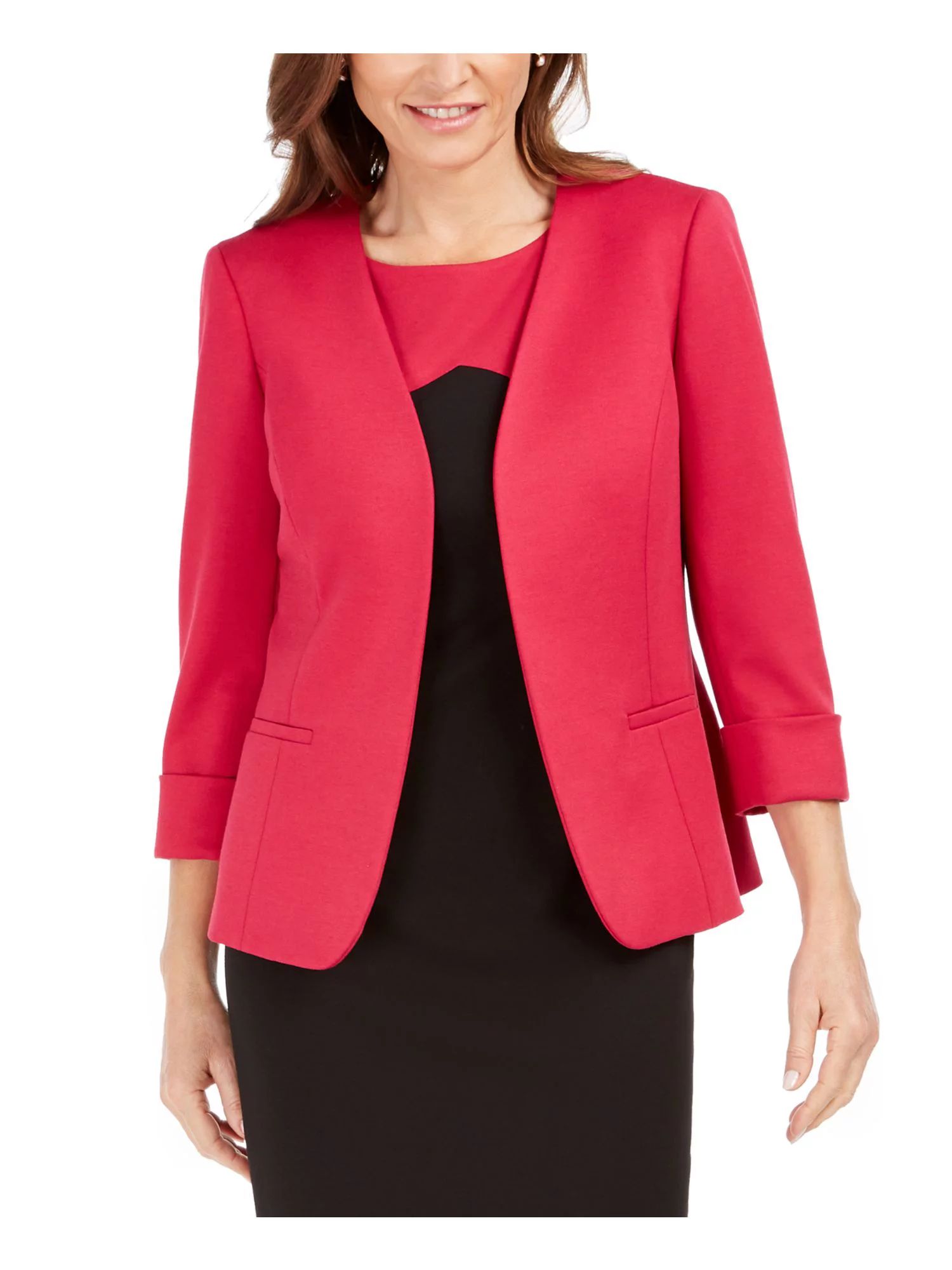 KASPER Womens Pink Blazer Jacket Size: 6 | Walmart (US)