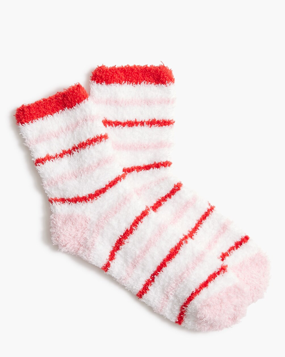 Striped fuzzy boot socks | J.Crew Factory