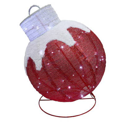 Holiday Living 2.5-ft LED Pop Up Red Ornament Yard Decoration | Lowe's