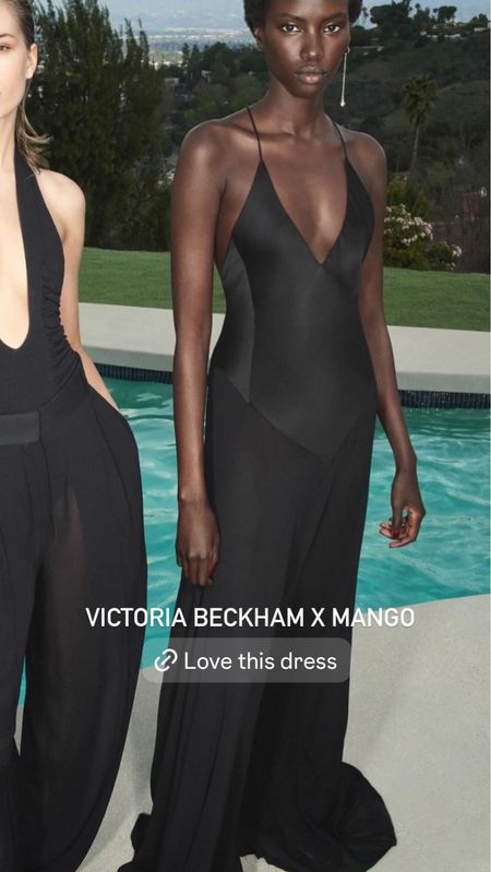 This beautiful maxi slip black dress is collaboration, Viktoria Beckham and Mango.
This would be great wedding guest dress.




#LTKparties #LTKfindsunder100 #LTKwedding