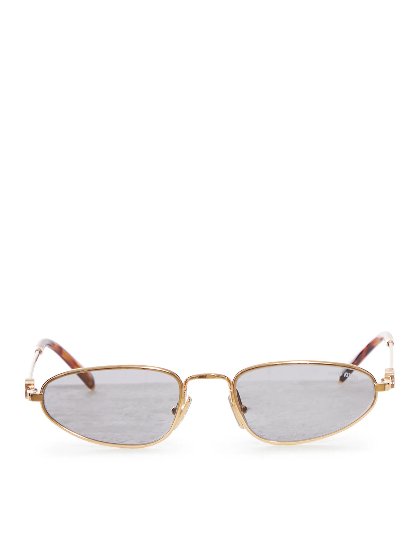 MIU EYEWEAR OVAL SUNGLASSES - Miu Miu - Woman | Suitnegozi INT