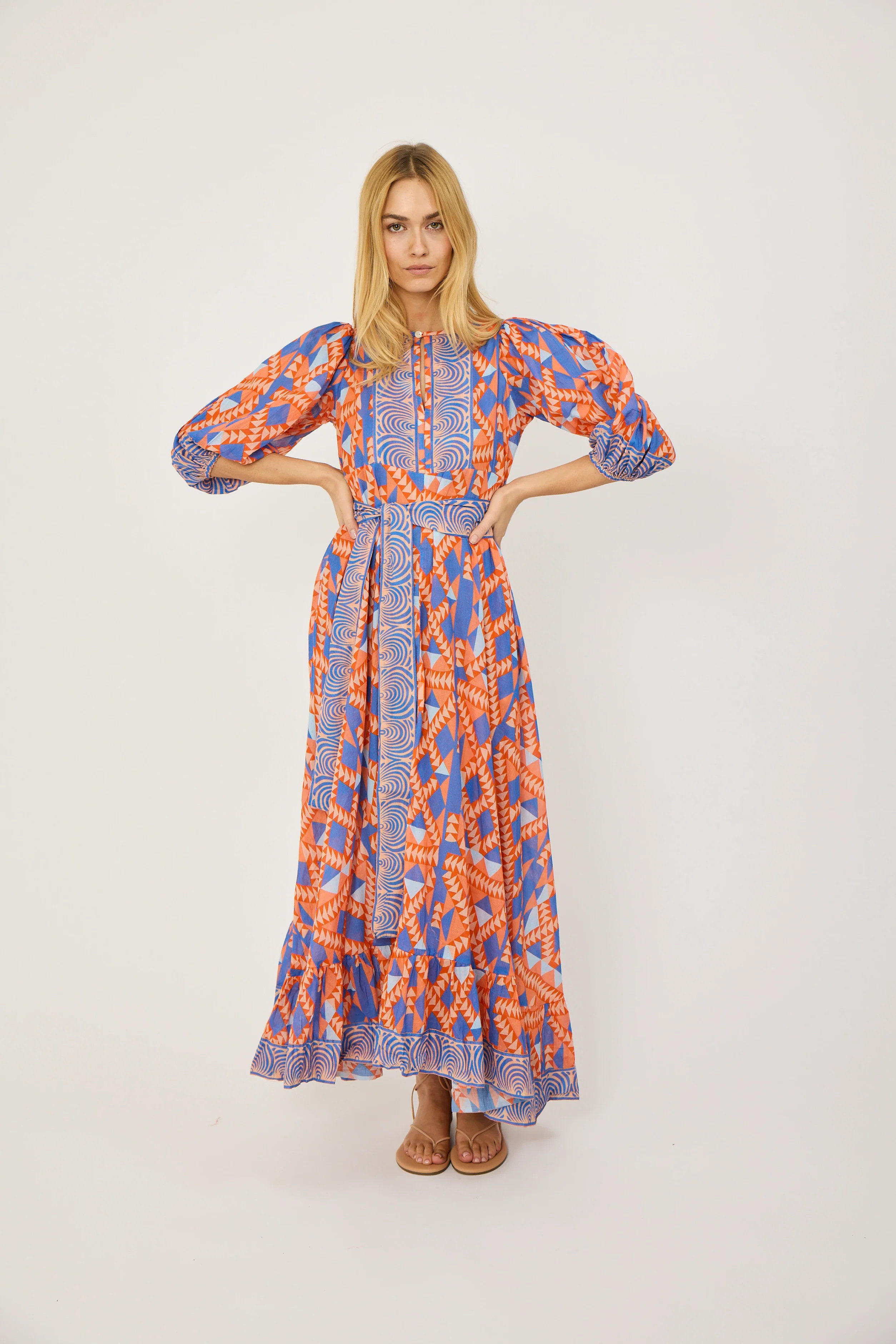 House Dress Grecian Geo | Marea