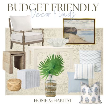 Budget friendly decor finds that are soothing and coastal inspired. 

#LTKhome #LTKFind #LTKstyletip