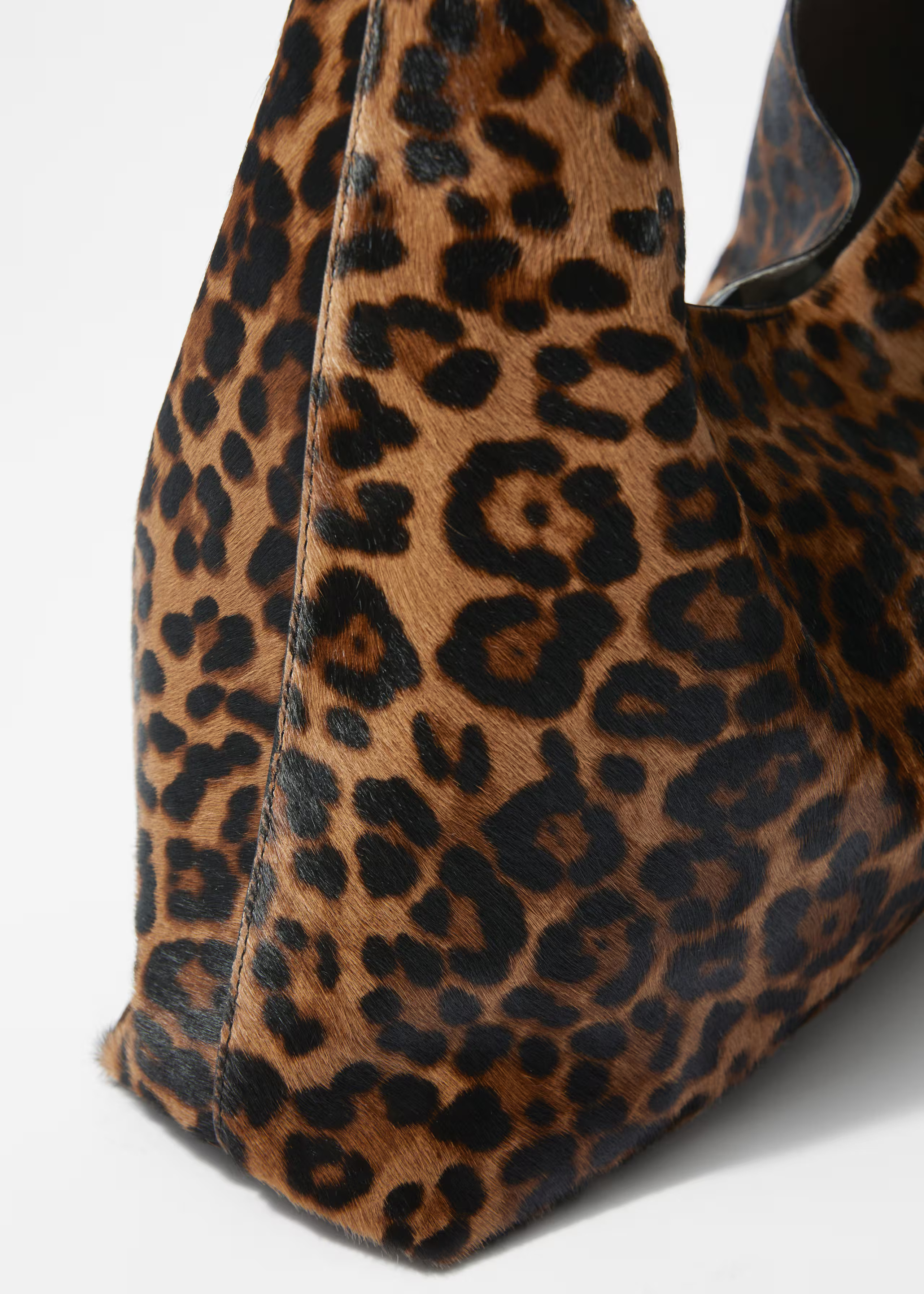 Leopard-Print Leather Tote Bag | & Other Stories UK