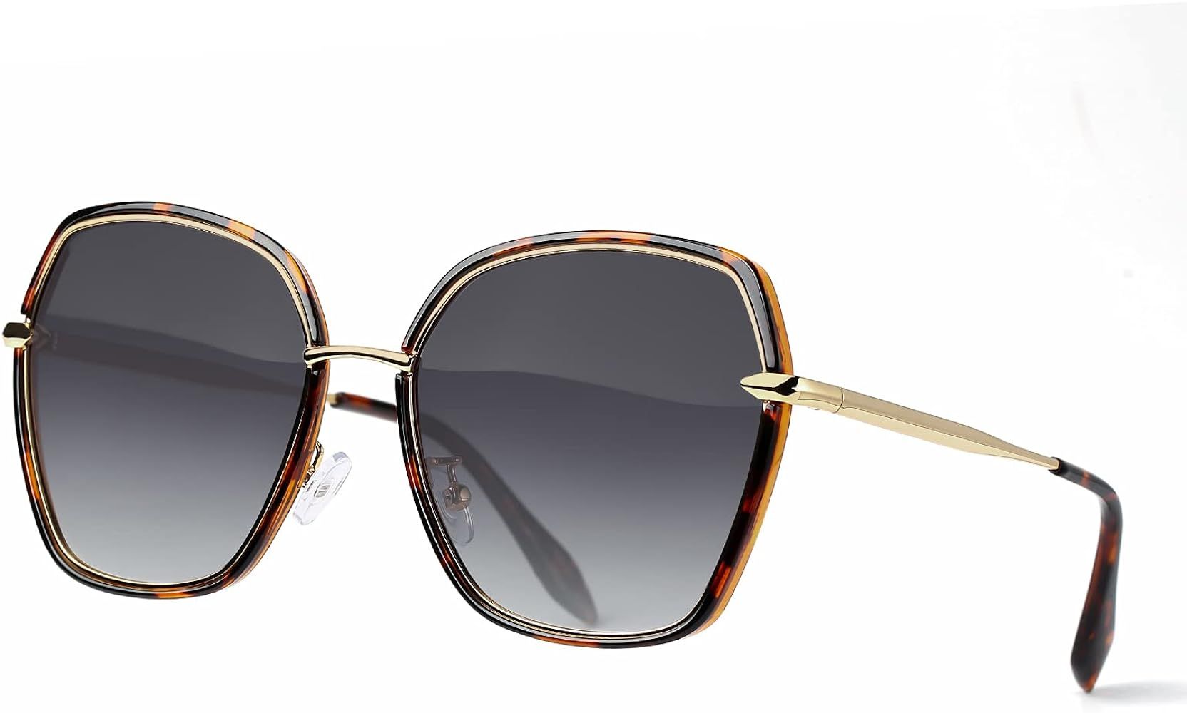 Polarized Oversized Sunglasses for Women Big Large Frame Sun Glasses UV Protection | Amazon (US)