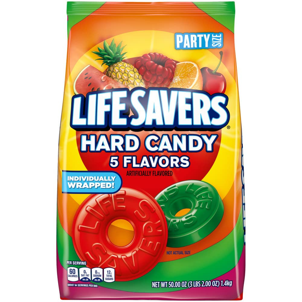 LifeSavers Hard Candy, Original Five Flavors, 50 Oz Bag | Amazon (US)