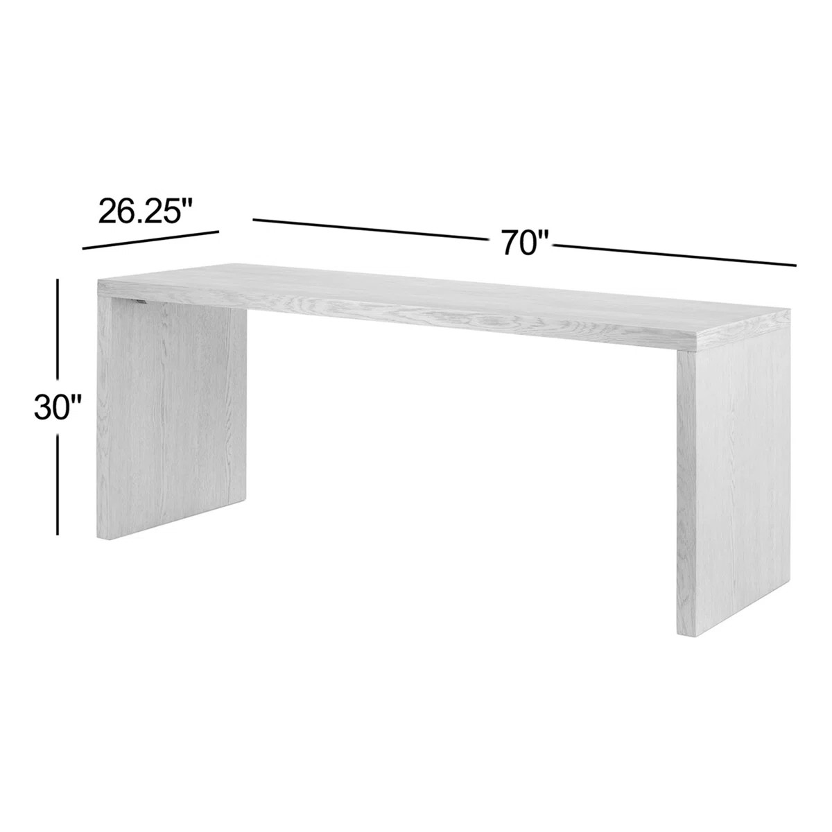 Solid Wood Writing Desk | Wayfair North America