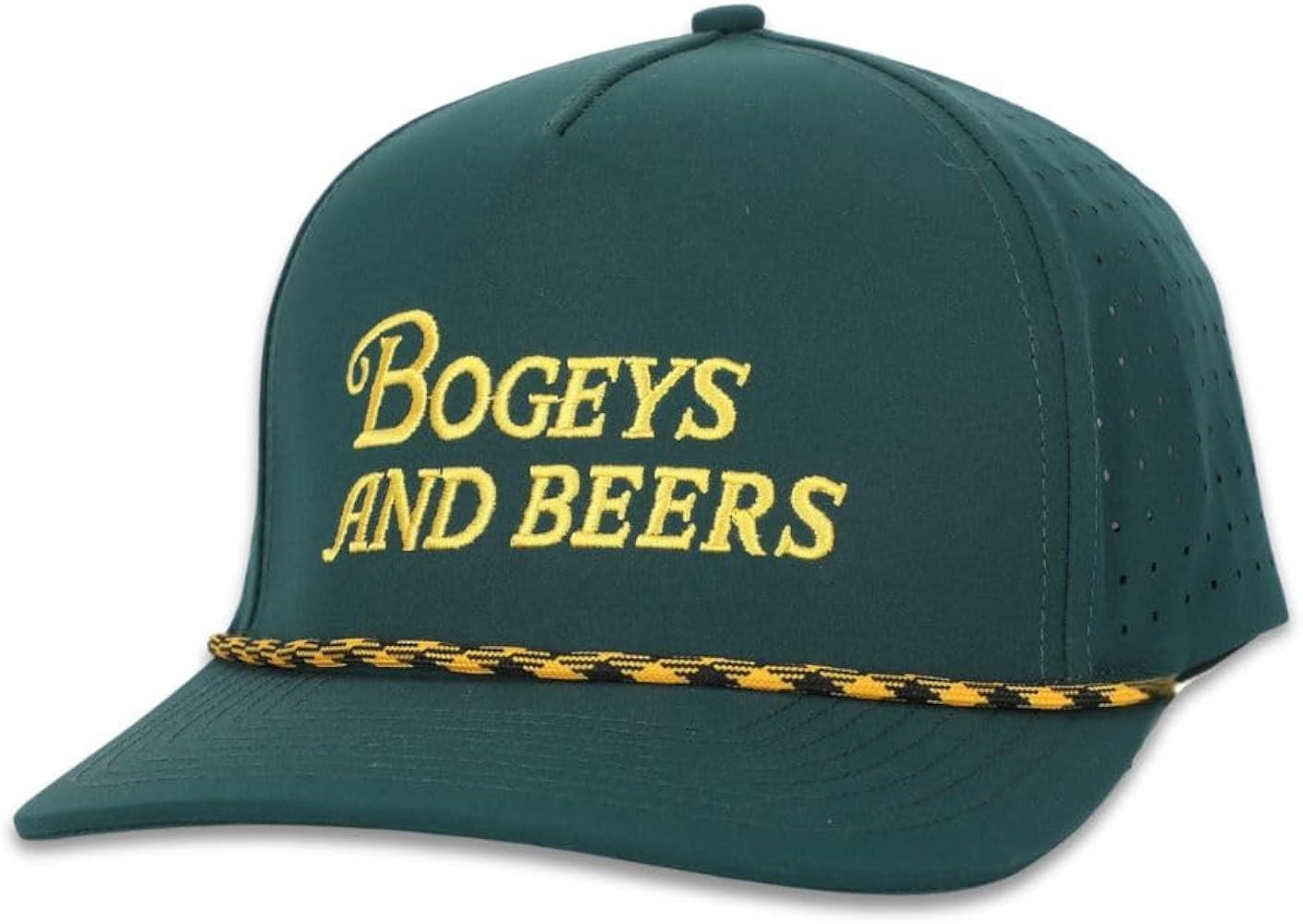 Bogeys and Beers Performance Golf Hat - Funny Golf Hat, Polyester/Spandex Blend, Adjustable Rope ... | Amazon (US)